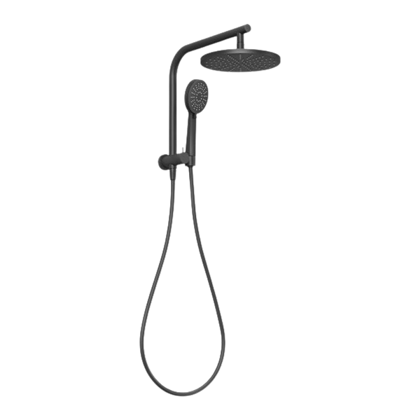 Phoenix Vivid Slimline Compact Twin Shower Matte Black