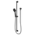 Phoenix Vivid Slimline Extended Rail Shower Matte Black