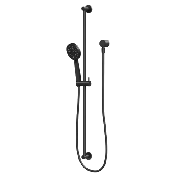 Phoenix Vivid Slimline Extended Rail Shower Matte Black