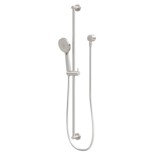 Phoenix Vivid Slimline Extended Rail Shower Brushed Nickel