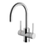 Phoenix Vivid Slimline Twin Handle Sink Mixer 160mm Gooseneck Chrome