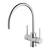 Phoenix Vivid Slimline Twin Handle Sink Mixer 220mm Gooseneck Chrome