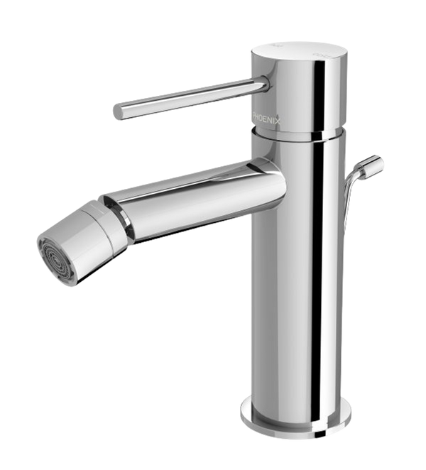 Phoenix Vivid Slimline Bidet Mixer with Pop-Up Waste Chrome