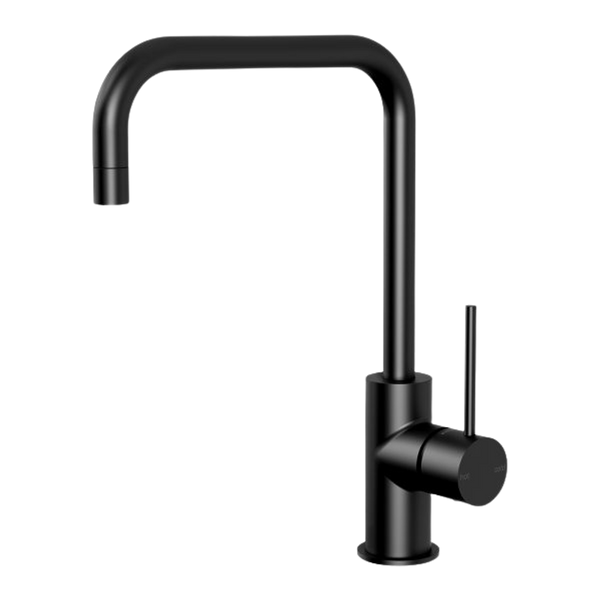 Phoenix Vivid Slimline Sink Mixer 220mm Squareline Lead Free Matte Black