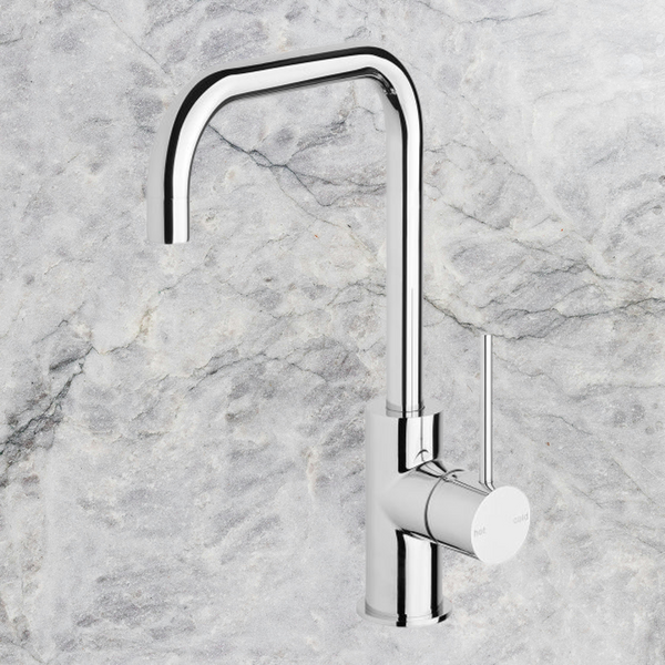Phoenix Vivid Slimline Sink Mixer 160mm Squareline Chrome