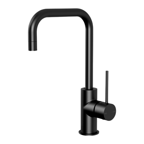 Phoenix Vivid Slimline Sink Mixer 160mm Squareline Matte Black