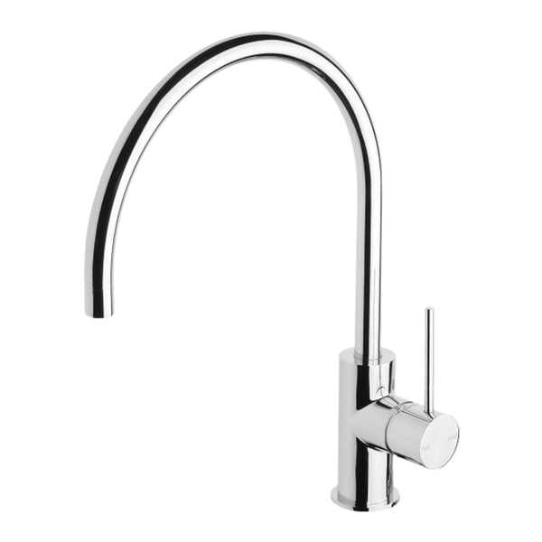 Phoenix Vivid Slimline Sink Mixer 220mm Gooseneck Chrome Lead Free