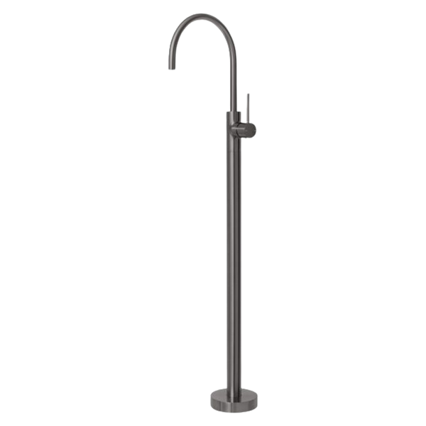 Phoenix Vivid Slimline Floor Mounted Bath Mixer Brushed Carbon
