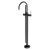 Phoenix Vivid Slimline Floor Mounted Bath Mixer with Hand Shower Matte Black
