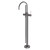 Phoenix Vivid Slimline Floor Mounted Bath Mixer with Hand Shower Brushed Carbon