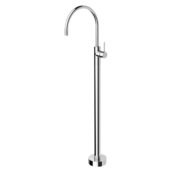 Phoenix Vivid Slimline Floor Mounted Bath Mixer Chrome