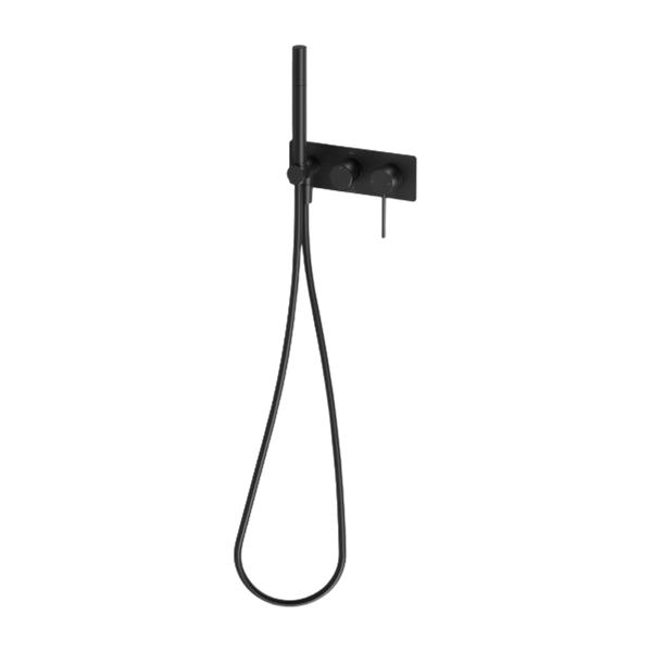 Phoenix Vivid Slimline Wall Shower System Matte Black