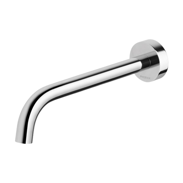 Phoenix Vivid Slimline Basin Outlet 230mm Curved Chrome