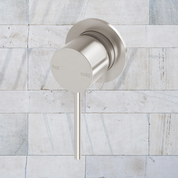 Phoenix Vivid Slimline Shower / Wall Mixer 60mm Backplate  Brushed Nickel