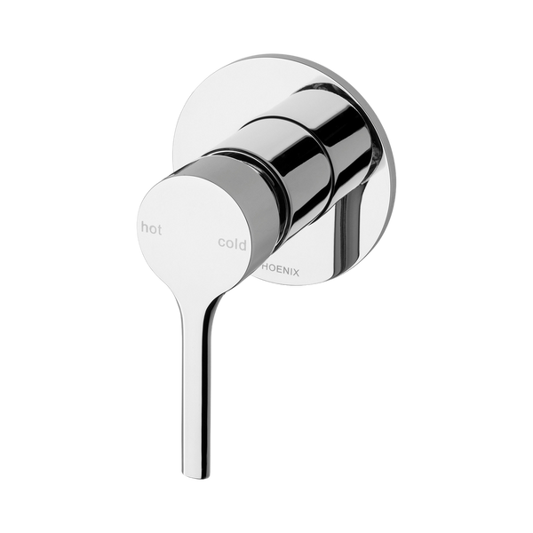 Phoenix Vivid Slimline Oval SwitchMix Shower / Wall Mixer Fit-Off Kit  Chrome