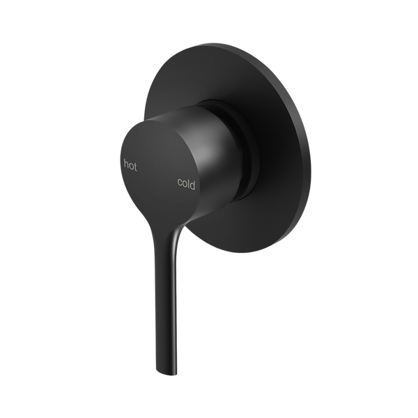 Phoenix Vivid Slimline Oval SwitchMix Shower / Wall Mixer Fit-Off Kit  Matte Black