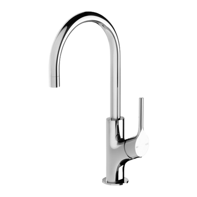 Phoenix Vivid Slimline Oval Sink Mixer 160mm Gooseneck Chrome