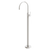 Phoenix Vivid Slimline Oval Floor Mounted Bath Mixer Brushed Nickel