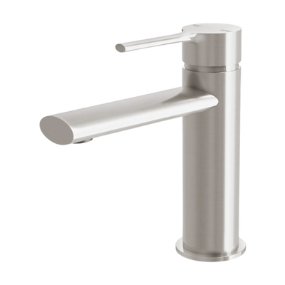 Phoenix Vivid Slimline Oval Basin Mixer Brushed Nickel