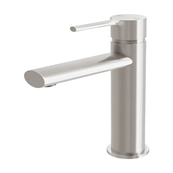 Phoenix Vivid Slimline Oval Basin Mixer Brushed Nickel