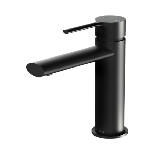 Phoenix Vivid Slimline Oval Basin Mixer Matte Black