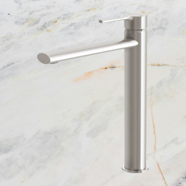 Phoenix Vivid Slimline Oval Vessel Mixer Lead Free Brushed Nickel