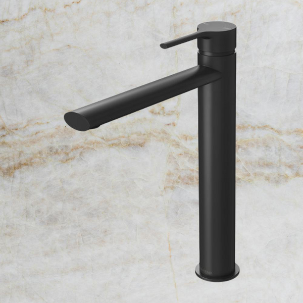 Phoenix Vivid Slimline Oval Vessel Mixer Matte Black
