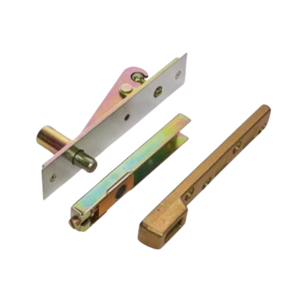 Zanda Top Centre Pivot Double Action Accessory Pack Stainless Steel/Polished Brass