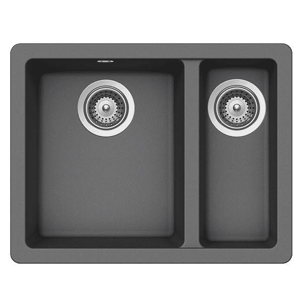 Schock Quadro One And 1/3 Bowl Croma Grey