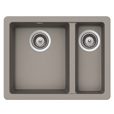 Schock Quadro One And 1/3 Bowl Concrete Grey