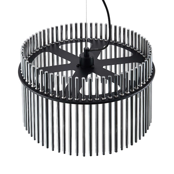 Telbix Quilo 40cm Pendant Black