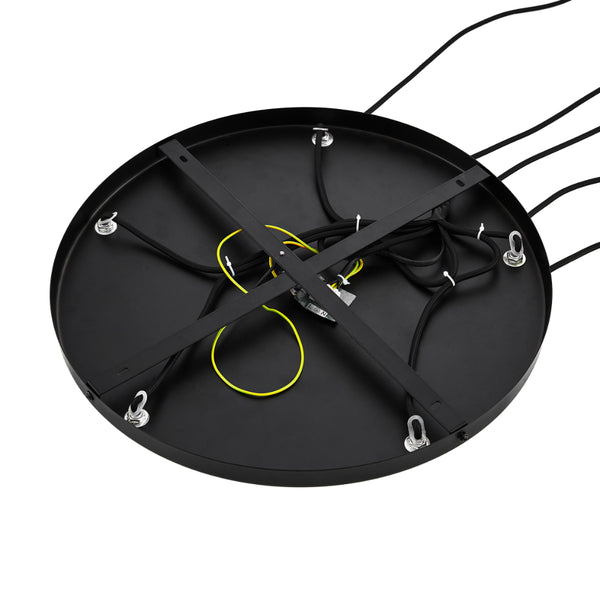 Telbix Quilo 5 Light Pendant Black