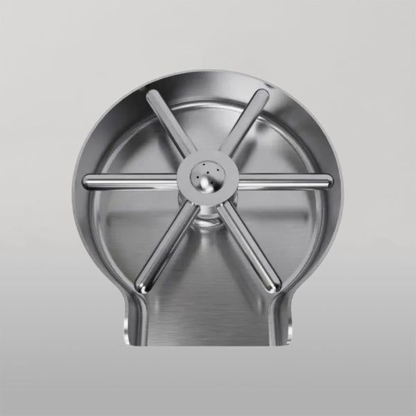 3monkeez Kitchen Sink Glass Rinser with Round Drain Tray