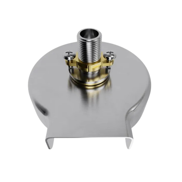 3monkeez Kitchen Sink Glass Rinser with Round Drain Tray