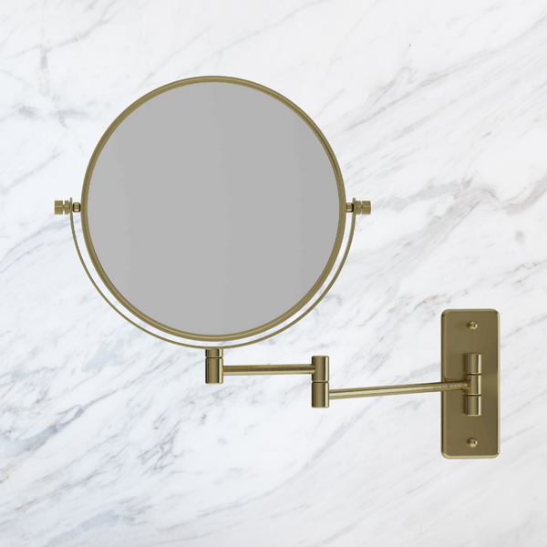 Thermogroup 1 & 5x Magnification Mirror Brushed Brass