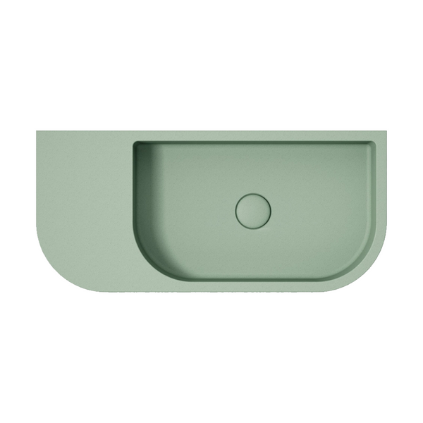 Fienza Blanca Concrete Wall Basin Sage