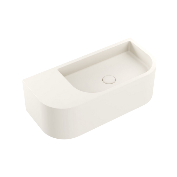 Fienza Blanca Concrete Wall Basin Warm White