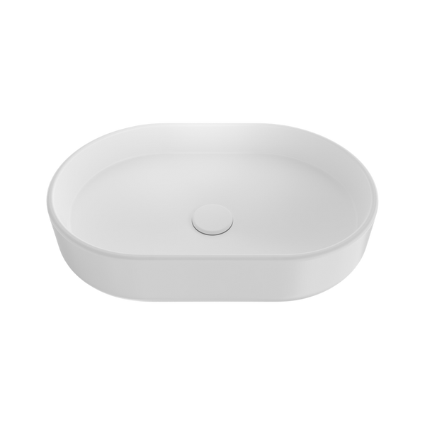 Fienza Eden Pill Above Counter Basin Matte White