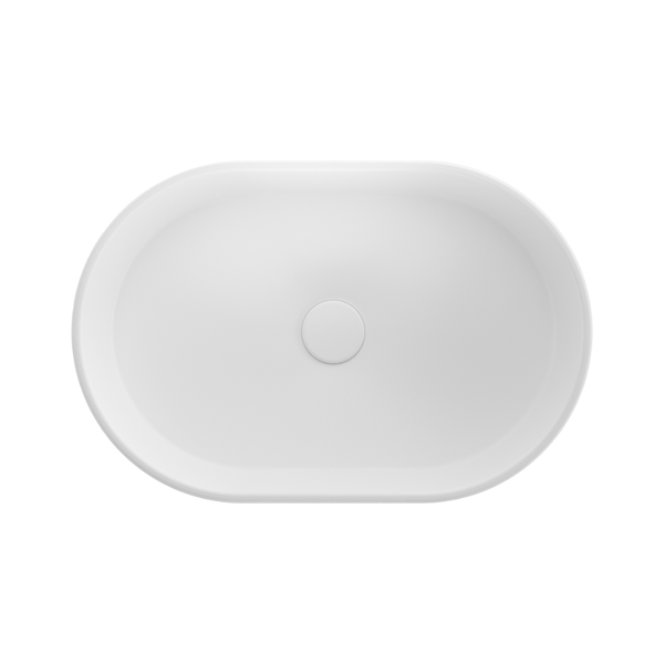 Fienza Eden Pill Above Counter Basin Matte White