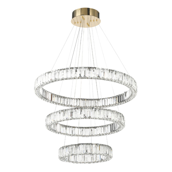 Telbix Rias 3 Tier Pendant Gold
