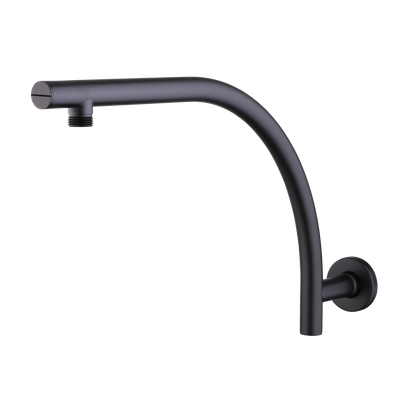 Oliveri Rome Raised Wall Mounted Shower Arm Matte Black