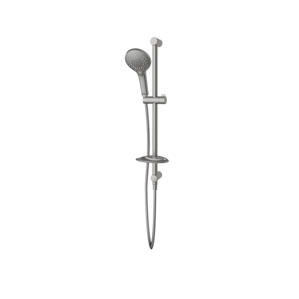 Oliveri Rome Hand Shower With Rail Brushed Nickel