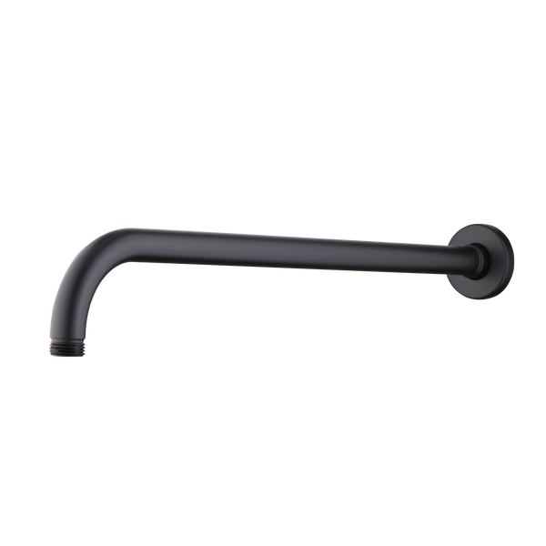 Oliveri Rome Wall Mounted Shower Arm Matte Black