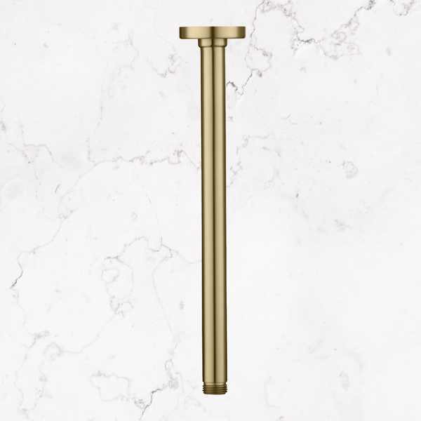 Oliveri Rome Ceiling Mounted Shower Arm Classic Gold