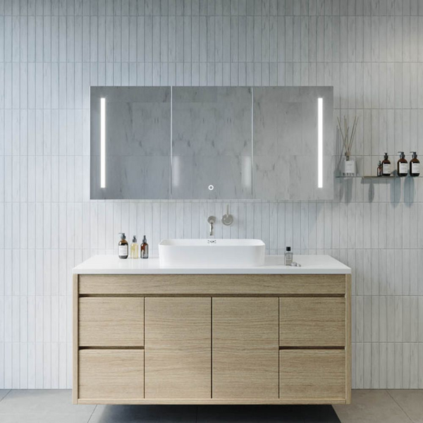 Remer Amber LED Shaving Cabinet 1500mm