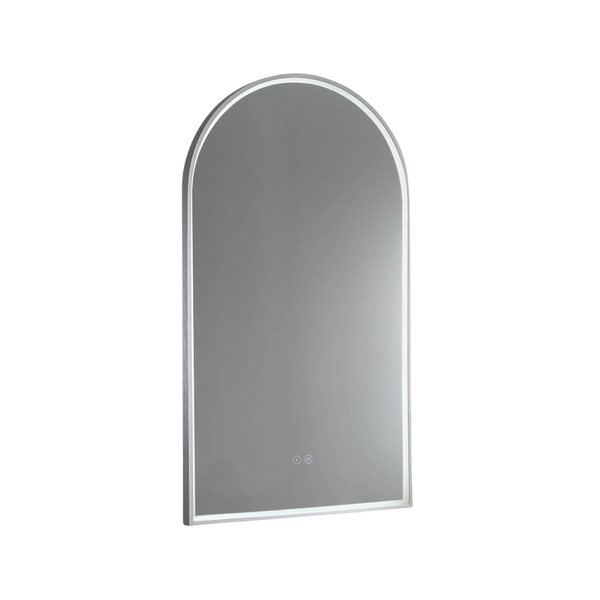 Remer Arch LED Mirror 500mm Brits Nickel