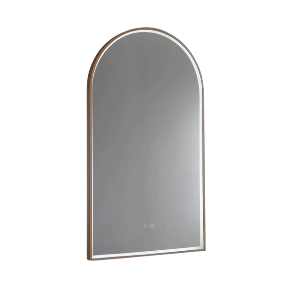 Remer Arch LED Mirror 500mm Cuban Bronze