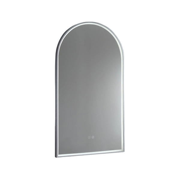 Remer Arch LED Mirror 500mm Georgian Metal