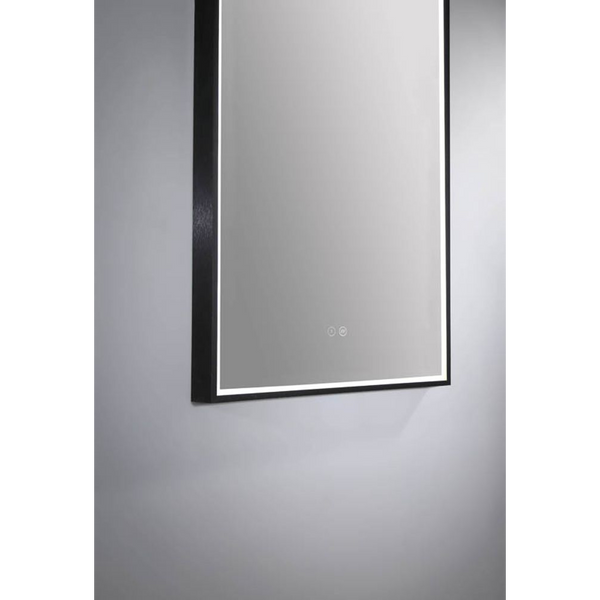 Remer Arch LED Mirror 500mm Manhattan Black