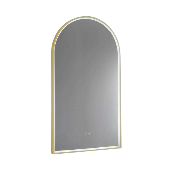 Remer Arch LED Mirror 500mm Nordic Gold